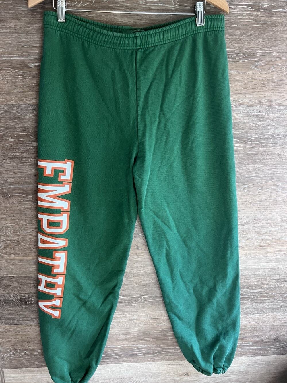 Mayfair the Label Empathy Green Sweatpants Size S/M Baggy